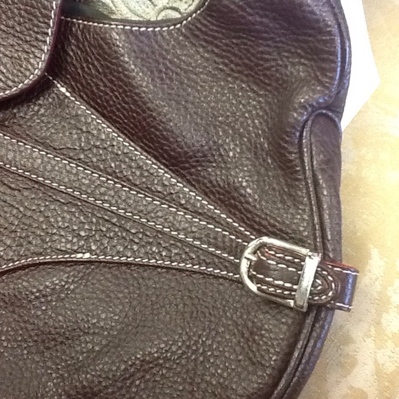 🆑Raisin colored Italian Leather Purse - Picture 7 of 10